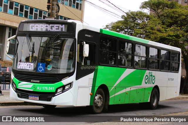 Viação Elite RJ 176.041 na cidade de Volta Redonda, Rio de Janeiro, Brasil, por Paulo Henrique Pereira Borges. Número da foto: #11239273.