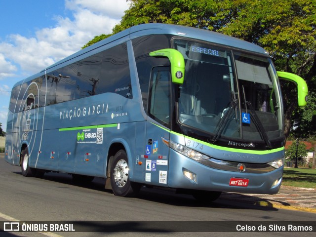Viação Garcia 8174 na cidade de Paranavaí, Paraná, Brasil, por Celso da Silva Ramos. Número da foto: #11238502.