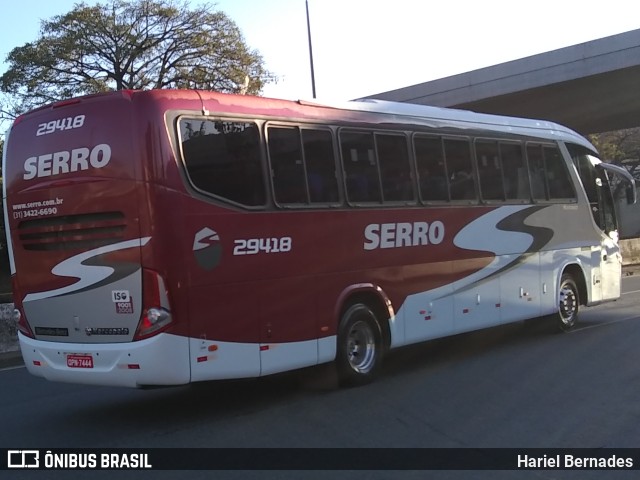 Viação Serro 29418 na cidade de Belo Horizonte, Minas Gerais, Brasil, por Hariel Bernades. ID da foto: 11167039.