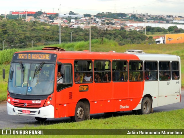 Companhia Coordenadas de Transportes 90452 na cidade de Contagem, Minas Gerais, Brasil, por Adão Raimundo Marcelino. ID da foto: 11168897.