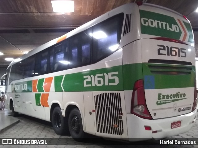 Empresa Gontijo de Transportes 21615 na cidade de Belo Horizonte, Minas Gerais, Brasil, por Hariel Bernades. Número da foto: #11167048.