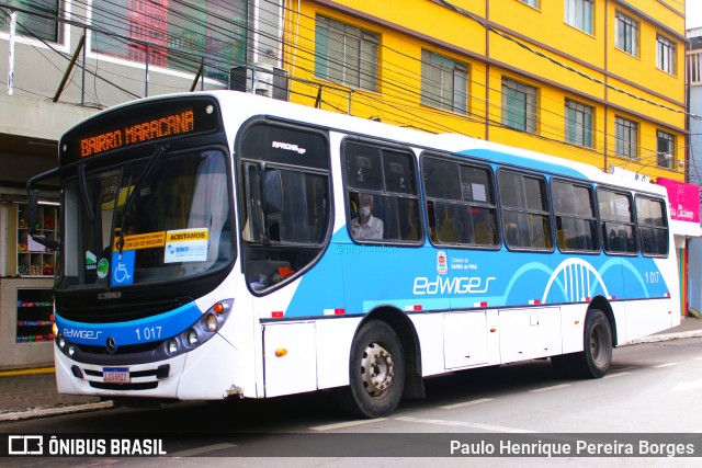Viação Santa Edwiges e Turismo 1 017 na cidade de Barra do Piraí, Rio de Janeiro, Brasil, por Paulo Henrique Pereira Borges. Número da foto: #11168341.