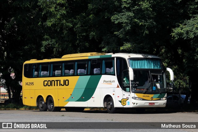 Empresa Gontijo de Transportes 14295 na cidade de São Paulo, São Paulo, Brasil, por Matheus Souza. ID da foto: 11167996.