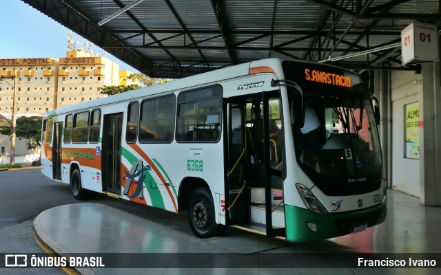 Empresa de Transportes Andorinha 6368 na cidade de Presidente Prudente, São Paulo, Brasil, por Francisco Ivano. ID da foto: 11168714.