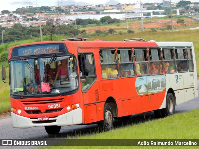 Companhia Coordenadas de Transportes 90351 na cidade de Contagem, Minas Gerais, Brasil, por Adão Raimundo Marcelino. ID da foto: 11168691.