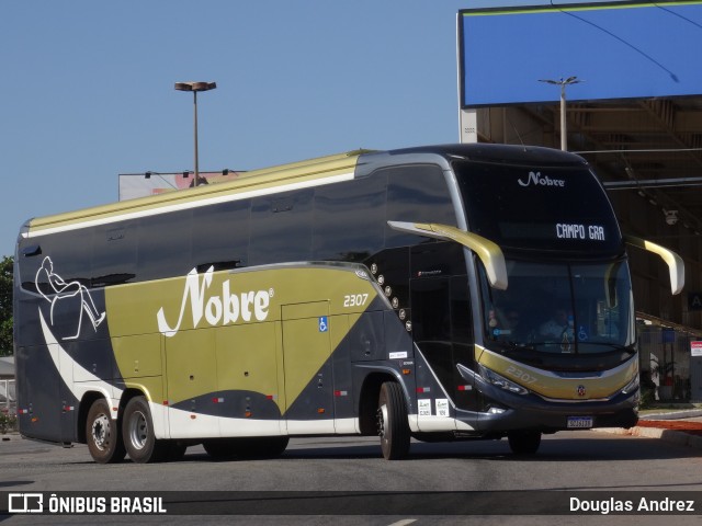 Nobre Transporte Turismo 2307 na cidade de Goiânia, Goiás, Brasil, por Douglas Andrez. ID da foto: 11167673.