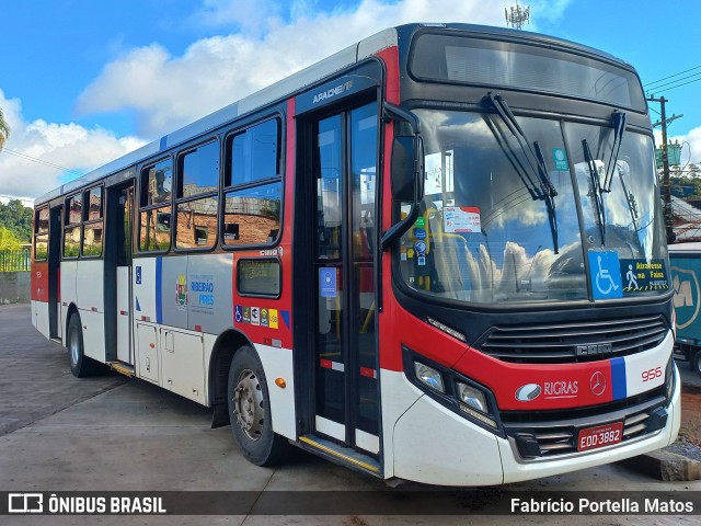 Rigras Transporte Coletivo e Turismo 956 na cidade de Ribeirão Pires, São Paulo, Brasil, por Fabrício Portella Matos. ID da foto: 11168719.