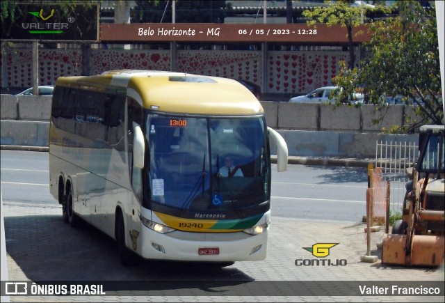 Empresa Gontijo de Transportes 19240 na cidade de Belo Horizonte, Minas Gerais, Brasil, por Valter Francisco. Número da foto: #11167448.