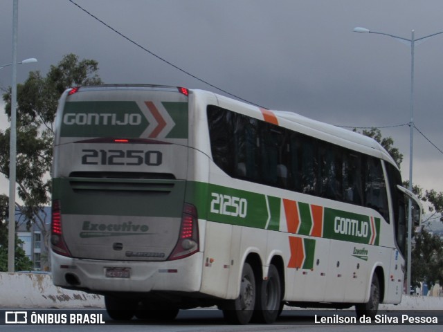 Empresa Gontijo de Transportes 21250 na cidade de Caruaru, Pernambuco, Brasil, por Lenilson da Silva Pessoa. ID da foto: 11242032.