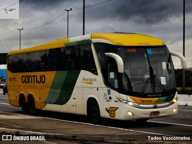Empresa Gontijo de Transportes 18770 na cidade de São Paulo, São Paulo, Brasil, por Tadeu Vasconcelos. Número da foto: #11240817.