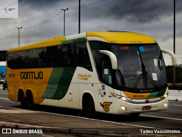 Empresa Gontijo de Transportes 18770 na cidade de São Paulo, São Paulo, Brasil, por Tadeu Vasconcelos. ID da foto: 11240817.