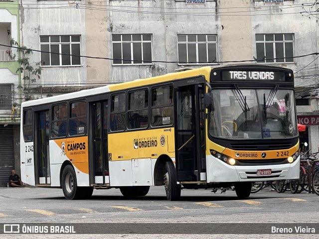 Auto Viação Cordeiro 2 242 na cidade de Campos dos Goytacazes, Rio de Janeiro, Brasil, por Breno Vieira. ID da foto: 11241724.