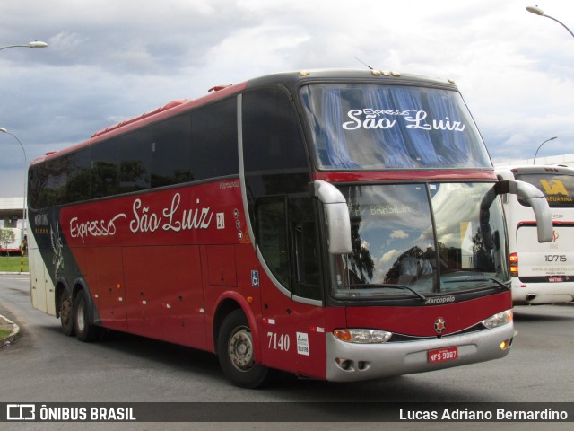 Expresso São Luiz 7140 na cidade de Brasília, Distrito Federal, Brasil, por Lucas Adriano Bernardino. Número da foto: #11241892.