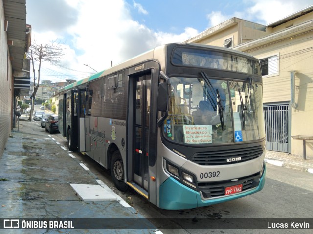 Auto Viação Urubupungá 00392 na cidade de Osasco, São Paulo, Brasil, por Lucas Kevin. Número da foto: #11240941.