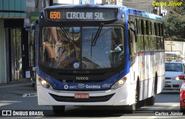 Rápido Araguaia 50758 na cidade de Goiânia, Goiás, Brasil, por Carlos Júnior. Número da foto: #11242063.