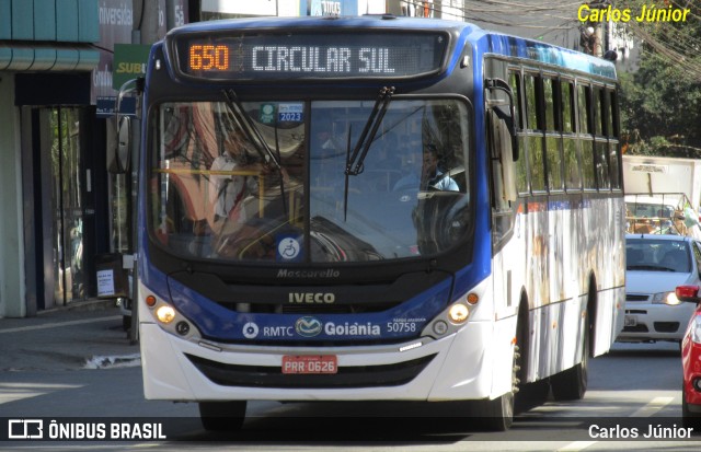 Rápido Araguaia 50758 na cidade de Goiânia, Goiás, Brasil, por Carlos Júnior. ID da foto: 11242063.