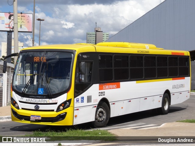 Viação Araguarina 3193 na cidade de Goiânia, Goiás, Brasil, por Douglas Andrez. Número da foto: #11242812.