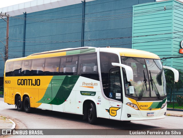 Empresa Gontijo de Transportes 15010 na cidade de São Paulo, São Paulo, Brasil, por Luciano Ferreira da Silva. ID da foto: 11241870.