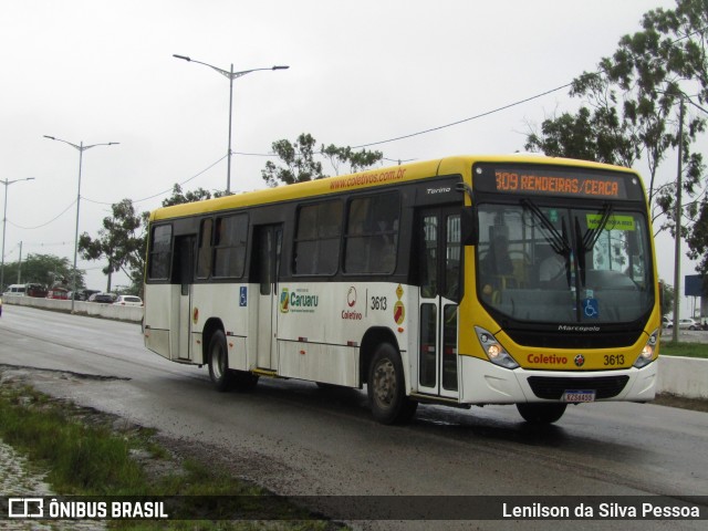 Coletivo Transportes 3613 na cidade de Caruaru, Pernambuco, Brasil, por Lenilson da Silva Pessoa. Número da foto: #11241948.