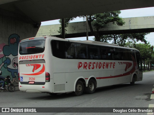 Viação Presidente 3520 na cidade de Belo Horizonte, Minas Gerais, Brasil, por Douglas Célio Brandao. Número da foto: #11242279.