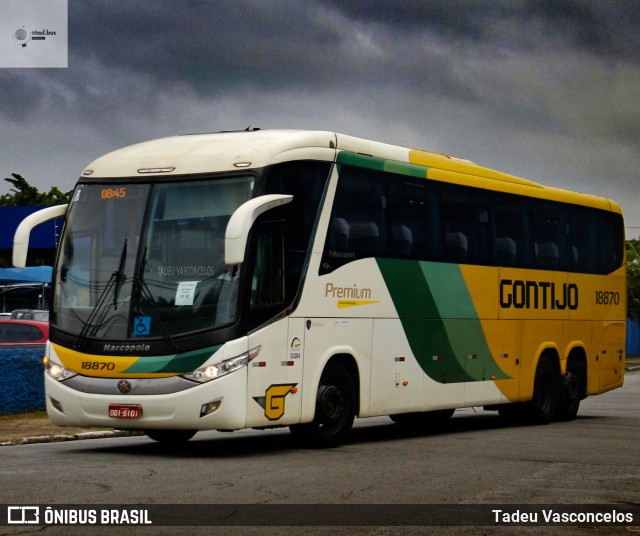 Empresa Gontijo de Transportes 18870 na cidade de São Paulo, São Paulo, Brasil, por Tadeu Vasconcelos. ID da foto: 11240824.