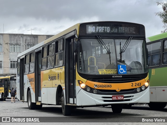 Auto Viação Cordeiro 2 243 na cidade de Campos dos Goytacazes, Rio de Janeiro, Brasil, por Breno Vieira. Número da foto: #11241718.