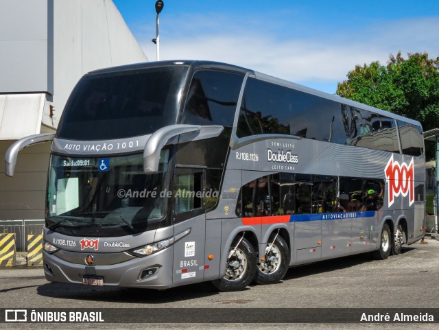 Auto Viação 1001 RJ 108.1126 na cidade de Rio de Janeiro, Rio de Janeiro, Brasil, por André Almeida. ID da foto: 11241620.