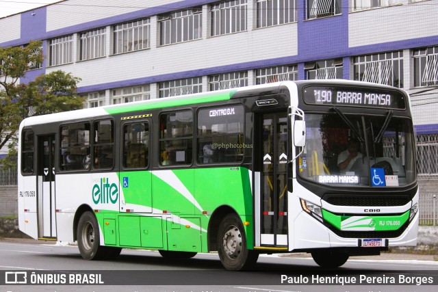 Viação Elite RJ 176.050 na cidade de Volta Redonda, Rio de Janeiro, Brasil, por Paulo Henrique Pereira Borges. Número da foto: #11242243.