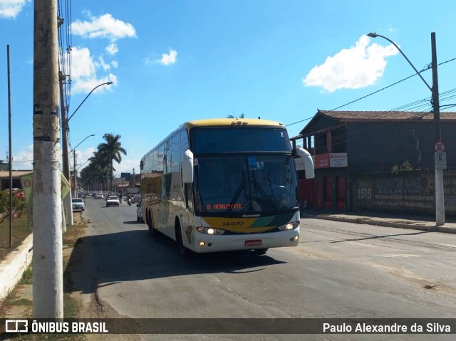 Empresa Gontijo de Transportes 14470 na cidade de Matozinhos, Minas Gerais, Brasil, por Paulo Alexandre da Silva. ID da foto: 11241782.