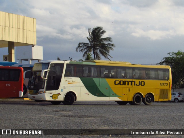 Empresa Gontijo de Transportes 12170 na cidade de Caruaru, Pernambuco, Brasil, por Lenilson da Silva Pessoa. ID da foto: 11241978.