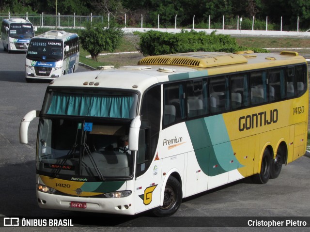 Empresa Gontijo de Transportes 14120 na cidade de Aracaju, Sergipe, Brasil, por Cristopher Pietro. ID da foto: 11242441.