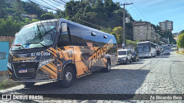 Transmaz Transporte e Locação RJ 661.004 na cidade de Petrópolis, Rio de Janeiro, Brasil, por Zé Ricardo Reis. ID da foto: 11241349.