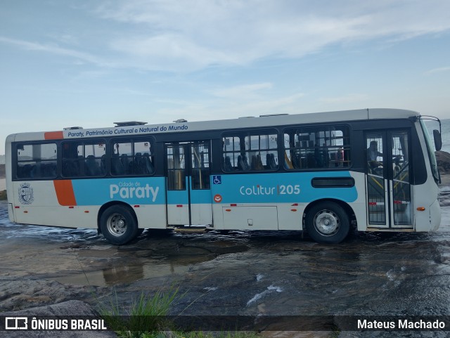 Colitur Transportes Rodoviários 205 na cidade de Paraty, Rio de Janeiro, Brasil, por Mateus Machado. Número da foto: #11242785.