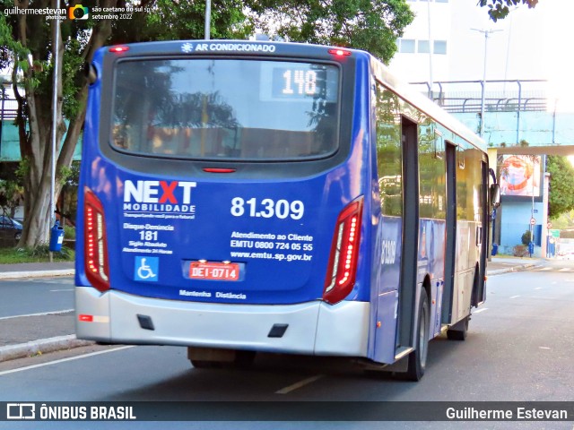 Next Mobilidade - ABC Sistema de Transporte 81.309 na cidade de São Caetano do Sul, São Paulo, Brasil, por Guilherme Estevan. Número da foto: #11170705.