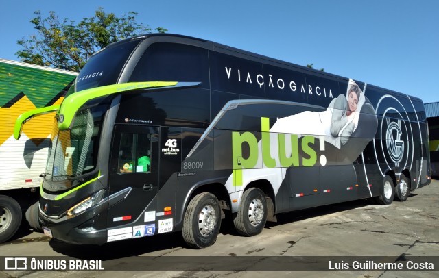 Viação Garcia 88009 na cidade de Presidente Prudente, São Paulo, Brasil, por Luis Guilherme Costa. Número da foto: #11170201.