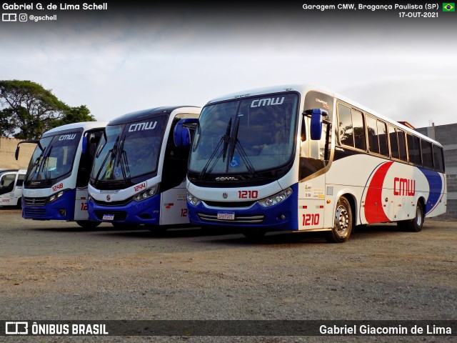 CMW Transportes 1210 na cidade de Bragança Paulista, São Paulo, Brasil, por Gabriel Giacomin de Lima. ID da foto: 11170795.