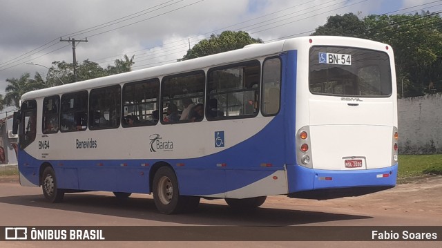 Transportes Barata BN-54 na cidade de Benevides, Pará, Brasil, por Fabio Soares. ID da foto: 11170679.