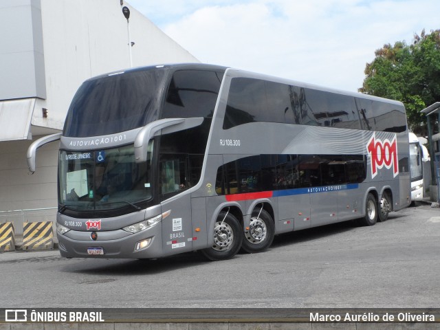 Auto Viação 1001 RJ 108.300 na cidade de Rio de Janeiro, Rio de Janeiro, Brasil, por Marco Aurélio de Oliveira. ID da foto: 11170344.