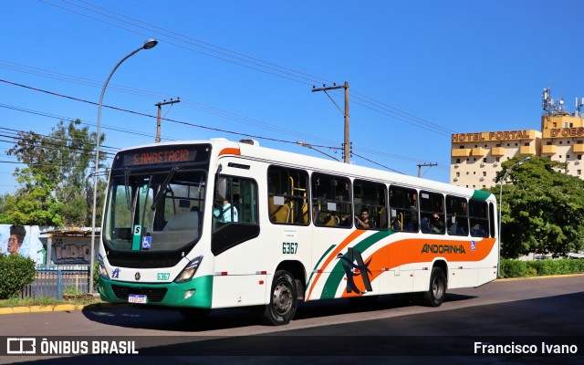 Empresa de Transportes Andorinha 6367 na cidade de Presidente Prudente, São Paulo, Brasil, por Francisco Ivano. ID da foto: 11170993.