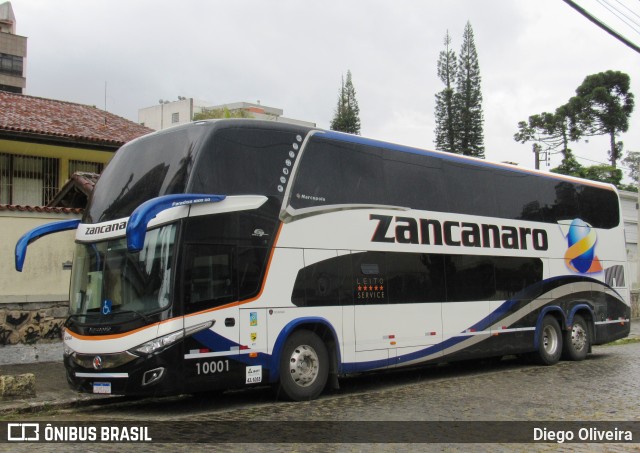 Zancanaro Turismo 10001 na cidade de Teresópolis, Rio de Janeiro, Brasil, por Diego Oliveira. Número da foto: #11169296.