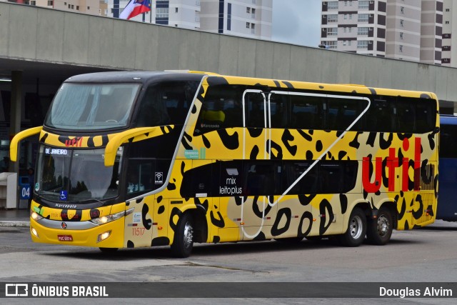 UTIL - União Transporte Interestadual de Luxo 11517 na cidade de Mogi das Cruzes, São Paulo, Brasil, por Douglas Alvim. ID da foto: 11170481.