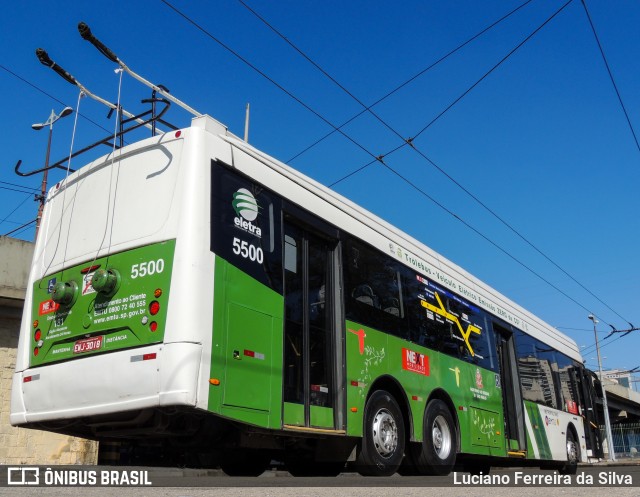 Next Mobilidade - ABC Sistema de Transporte 5500 na cidade de Santo André, São Paulo, Brasil, por Luciano Ferreira da Silva. ID da foto: 11171380.