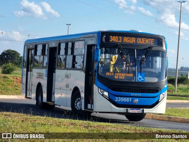 Urbi Mobilidade Urbana 339661 na cidade de Samambaia, Distrito Federal, Brasil, por Brenno Santos. ID da foto: 11169304.