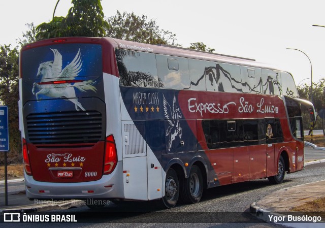 Expresso São Luiz 8000 na cidade de Brasília, Distrito Federal, Brasil, por Ygor Busólogo. Número da foto: #11170027.