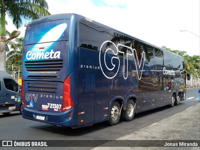 Viação Cometa 721307 na cidade de Ribeirão Preto, São Paulo, Brasil, por Jonas Miranda. ID da foto: 11169139.