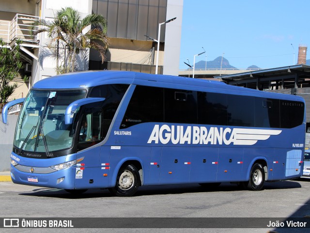 Viação Águia Branca RJ 193.001 na cidade de Rio de Janeiro, Rio de Janeiro, Brasil, por João Victor. ID da foto: 11171498.