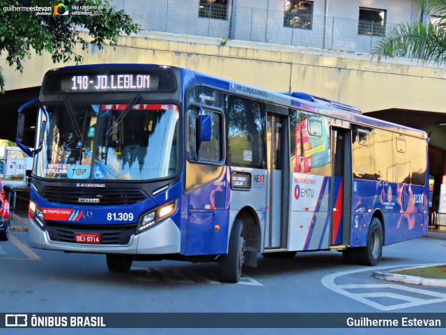 Next Mobilidade - ABC Sistema de Transporte 81.309 na cidade de São Caetano do Sul, São Paulo, Brasil, por Guilherme Estevan. ID da foto: 11170704.