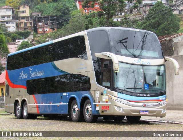 Arca Turismo 5092 na cidade de Teresópolis, Rio de Janeiro, Brasil, por Diego Oliveira. ID da foto: 11169279.