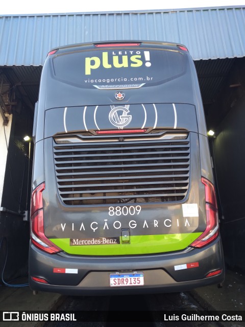 Viação Garcia 88009 na cidade de Presidente Prudente, São Paulo, Brasil, por Luis Guilherme Costa. Número da foto: #11170188.
