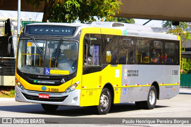 Upbus Qualidade em Transportes 3 5980 na cidade de São Paulo, São Paulo, Brasil, por Paulo Henrique Pereira Borges. ID da foto: 11170900.